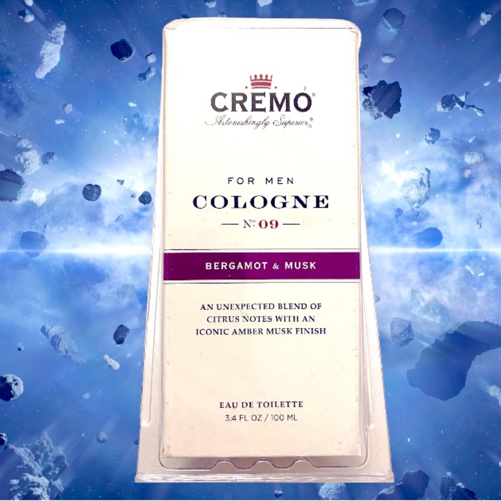 Cremo Bergamot and Musk 3.4 oz / 100 mL Eau De Toilette Spray NEW - Discontinued